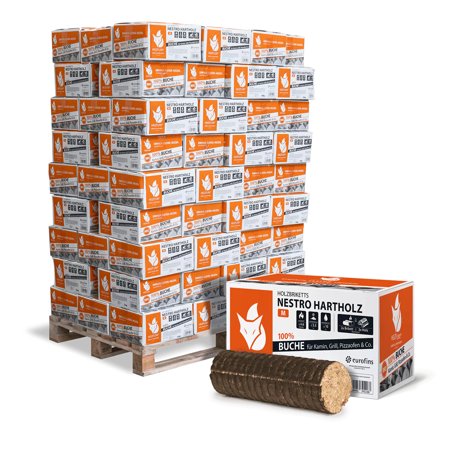 Nestro Hartholz M 90 x 10 kg