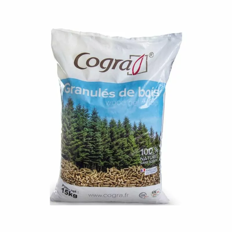 cogra-holzpellets-70-15-kg-palette-100-nadelholz.webp Cogra Holzpellets – 70 × 15 kg Palette – 100 % Nadelholz – Image 1