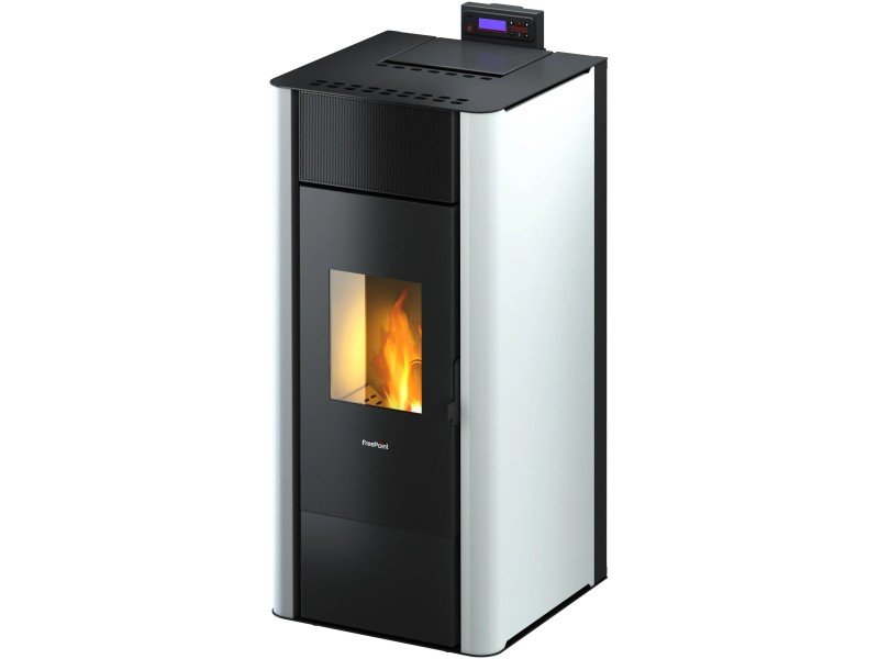 image-97.jpeg Freepoint Pelletofen Tesis Stahl Weiß 22,8 kW wasserführend – Image 1